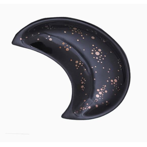 Set of 2 Moon Ceramic Ring Dishes - Picture 4 of 5